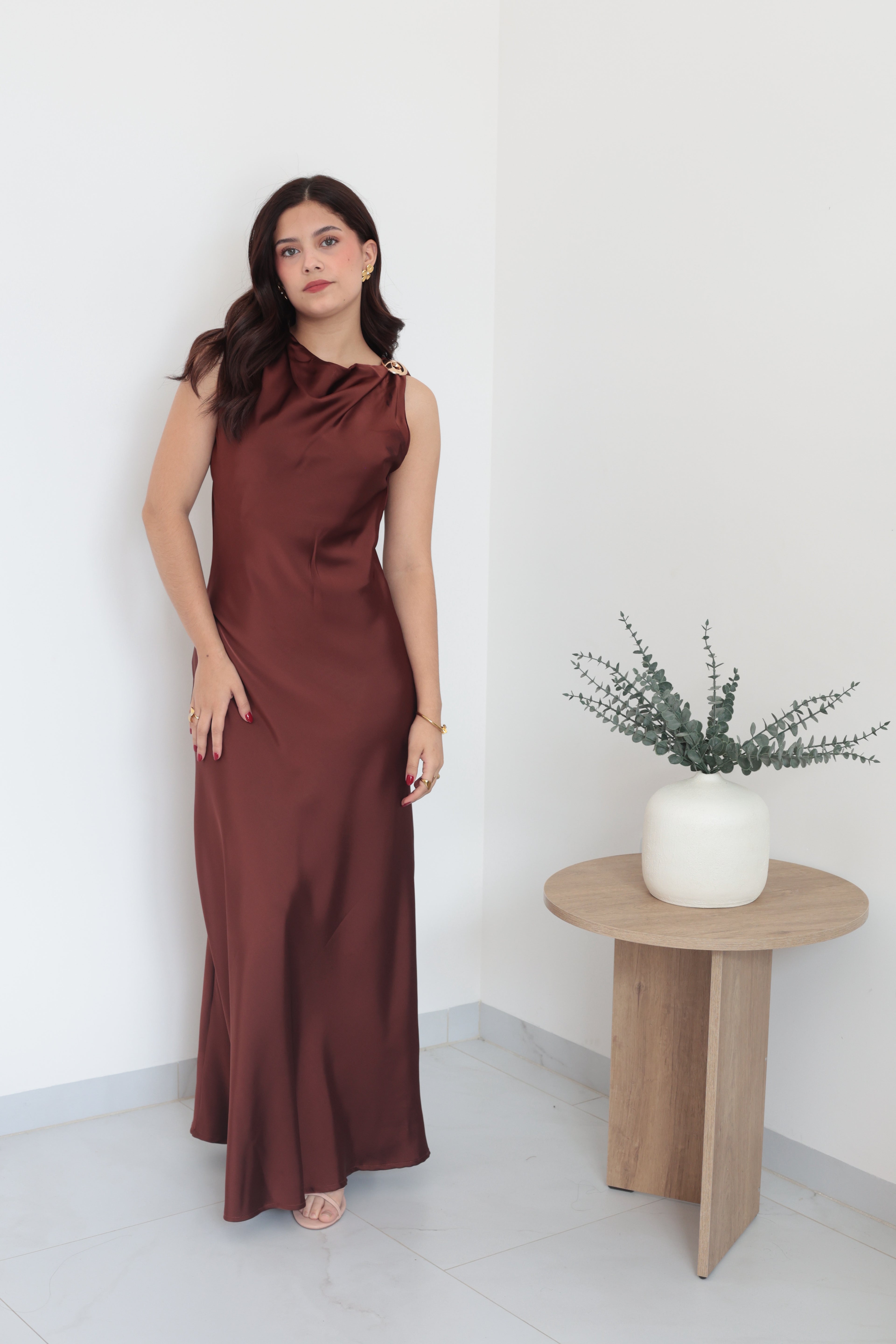 Vestido satín 🤍