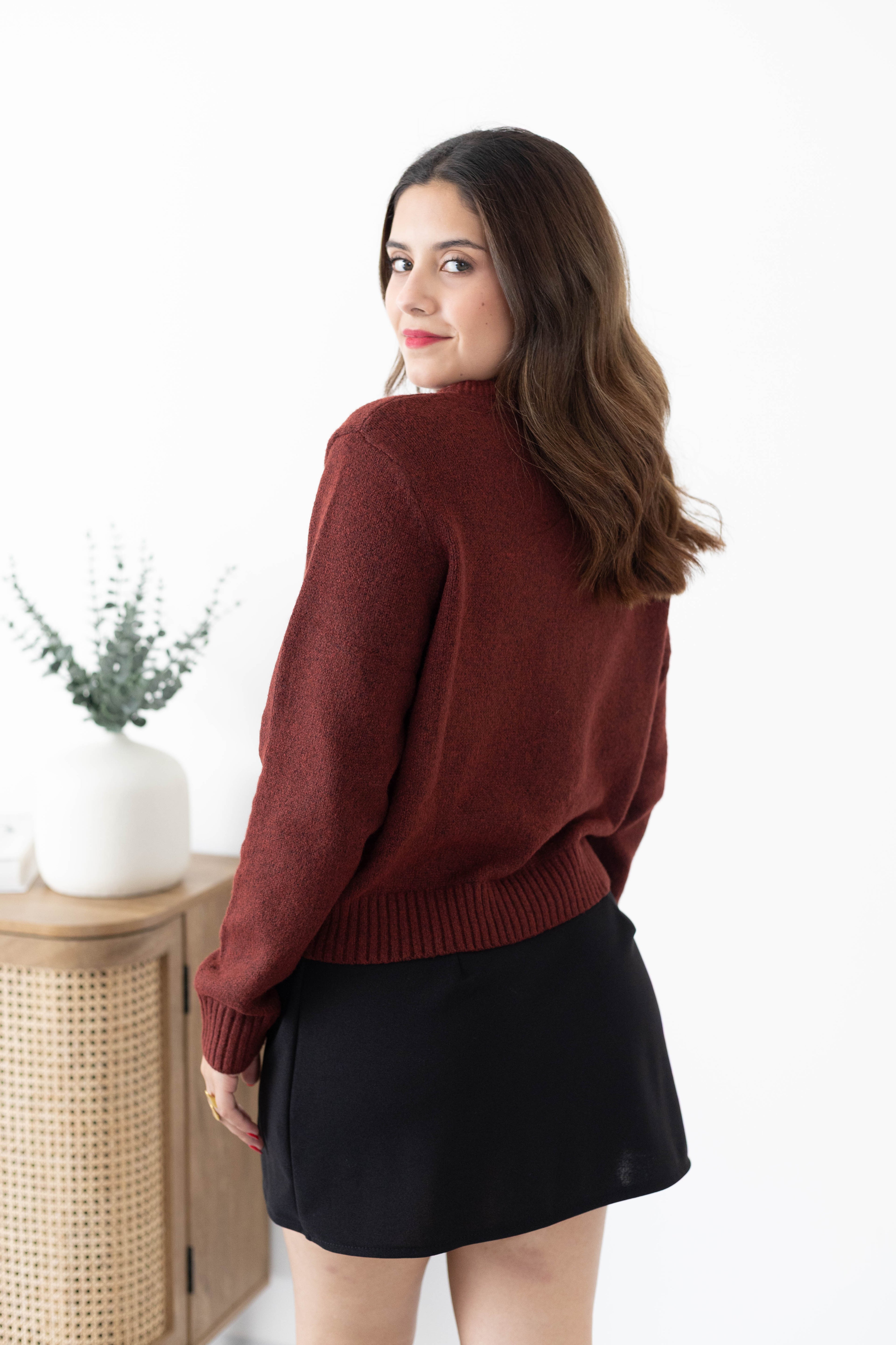 Sueter botones Perla