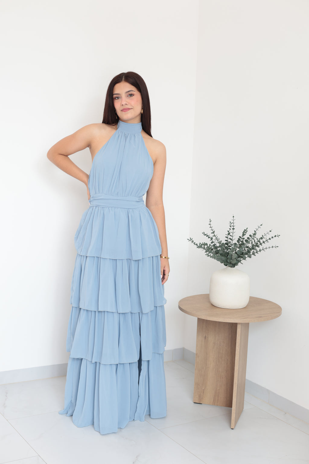 Vestido Celeste