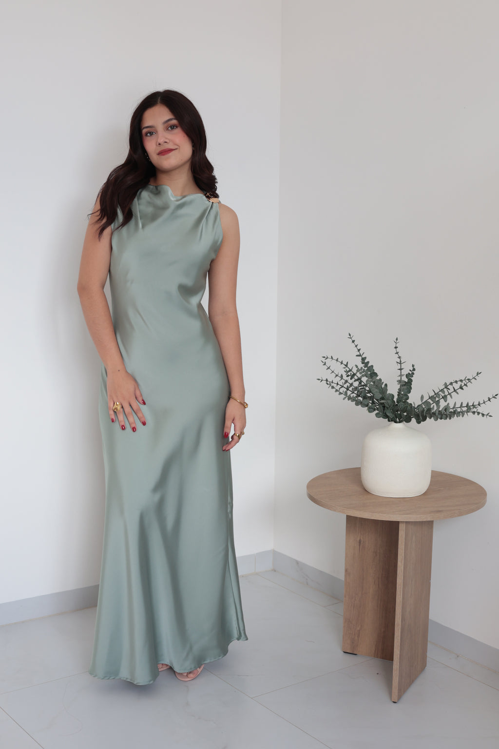 Vestido satín 🤍