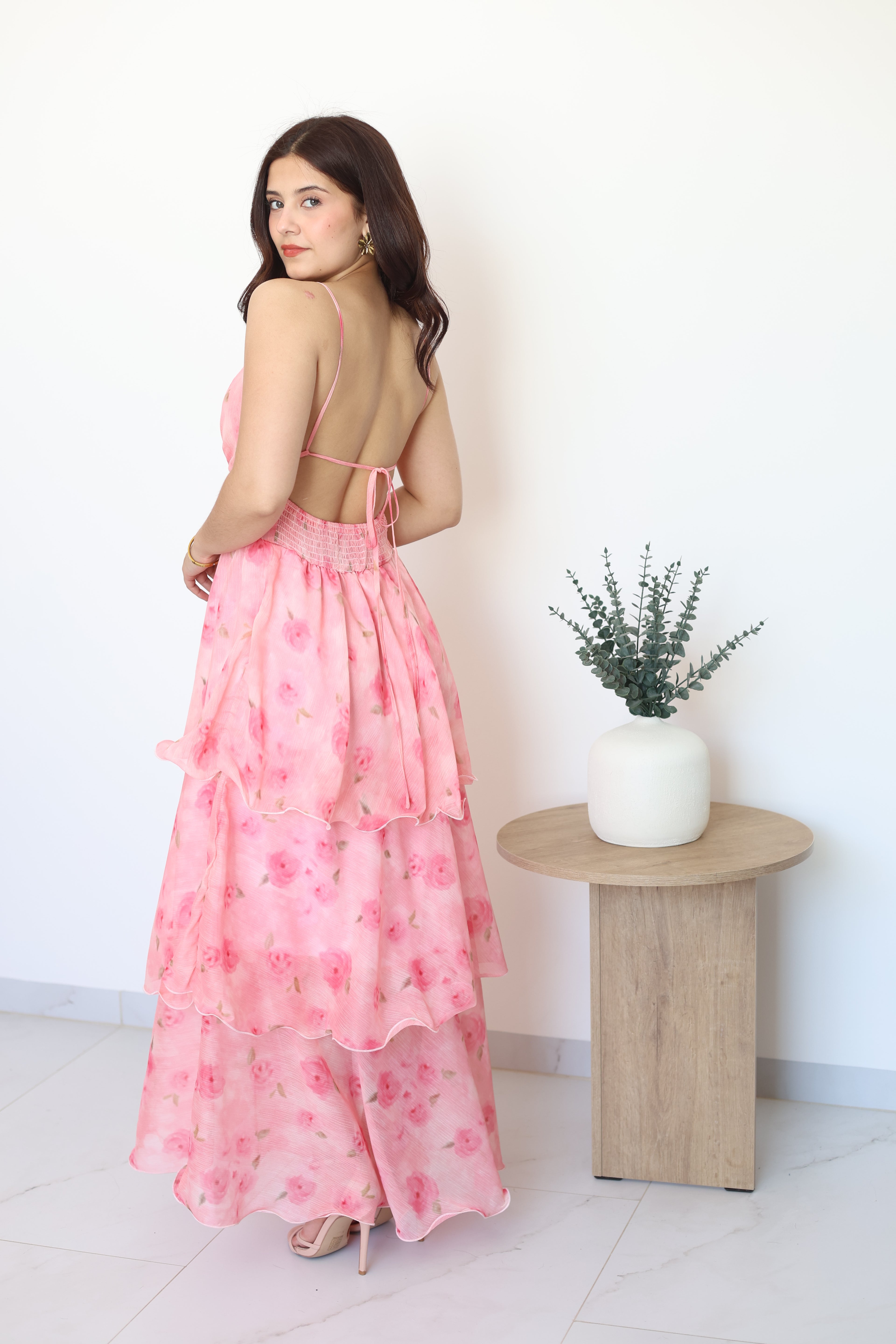Vestido MIDI rosa