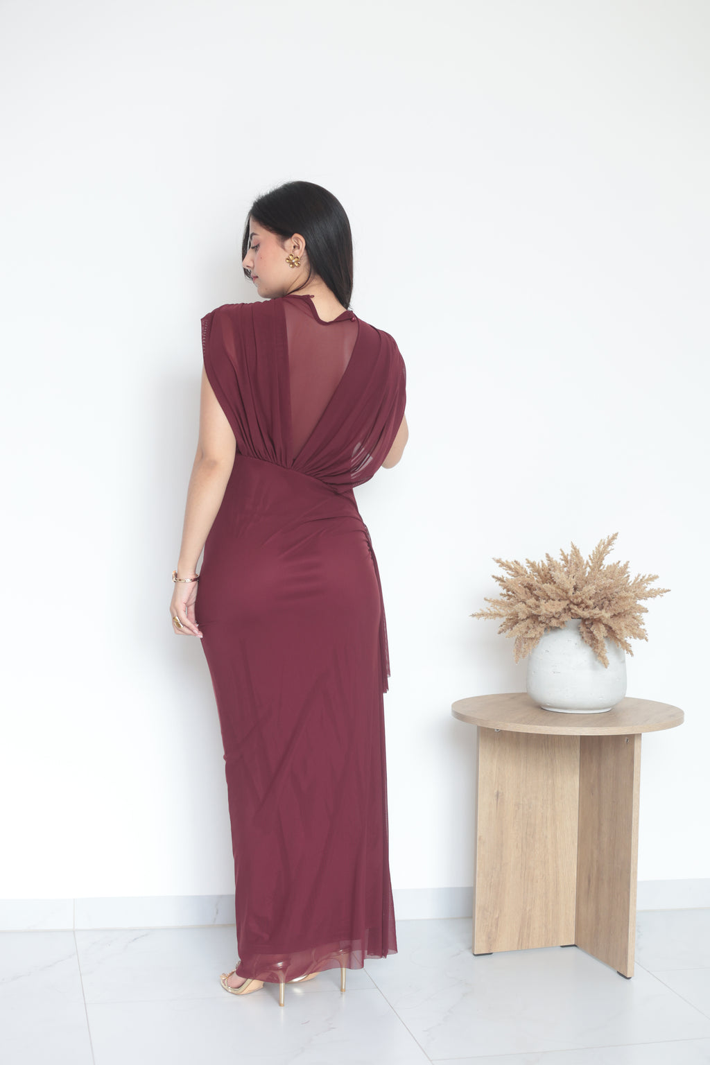 Vestido Merlot