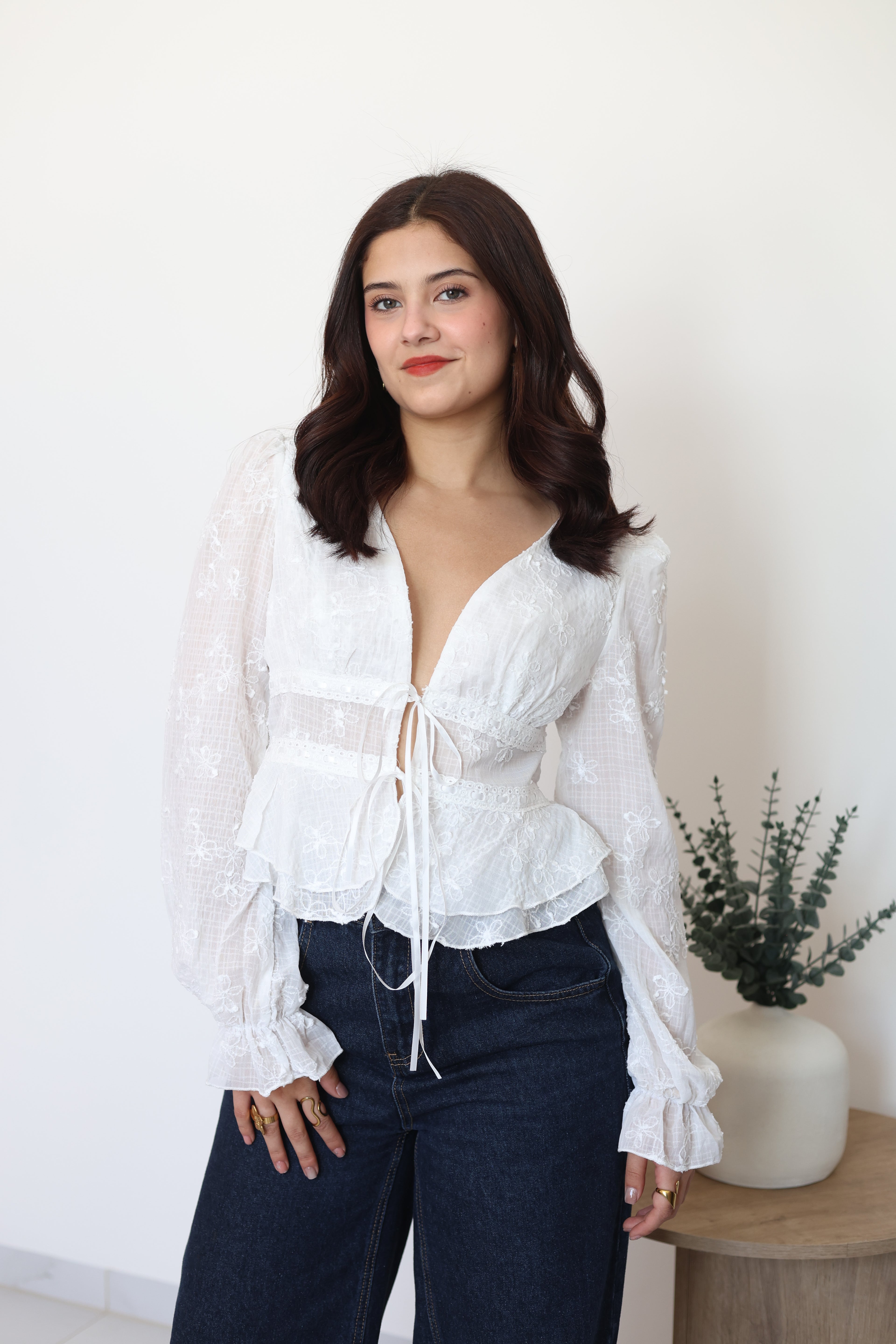 Blusa celeste