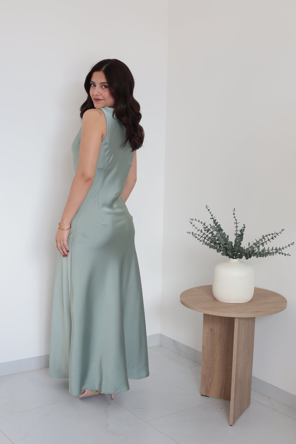 Vestido satín 🤍
