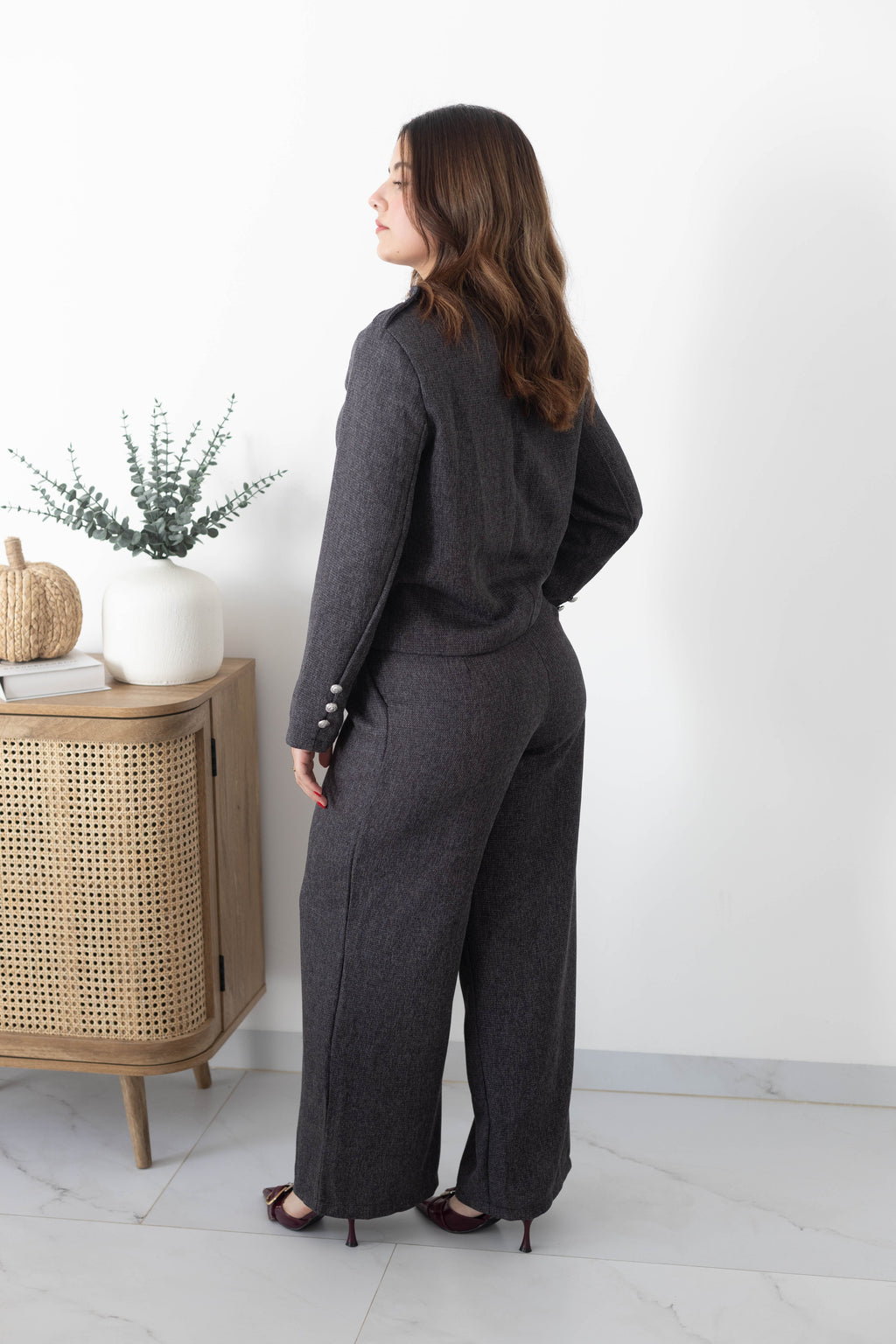 Conjunto 2pz gris oscuro