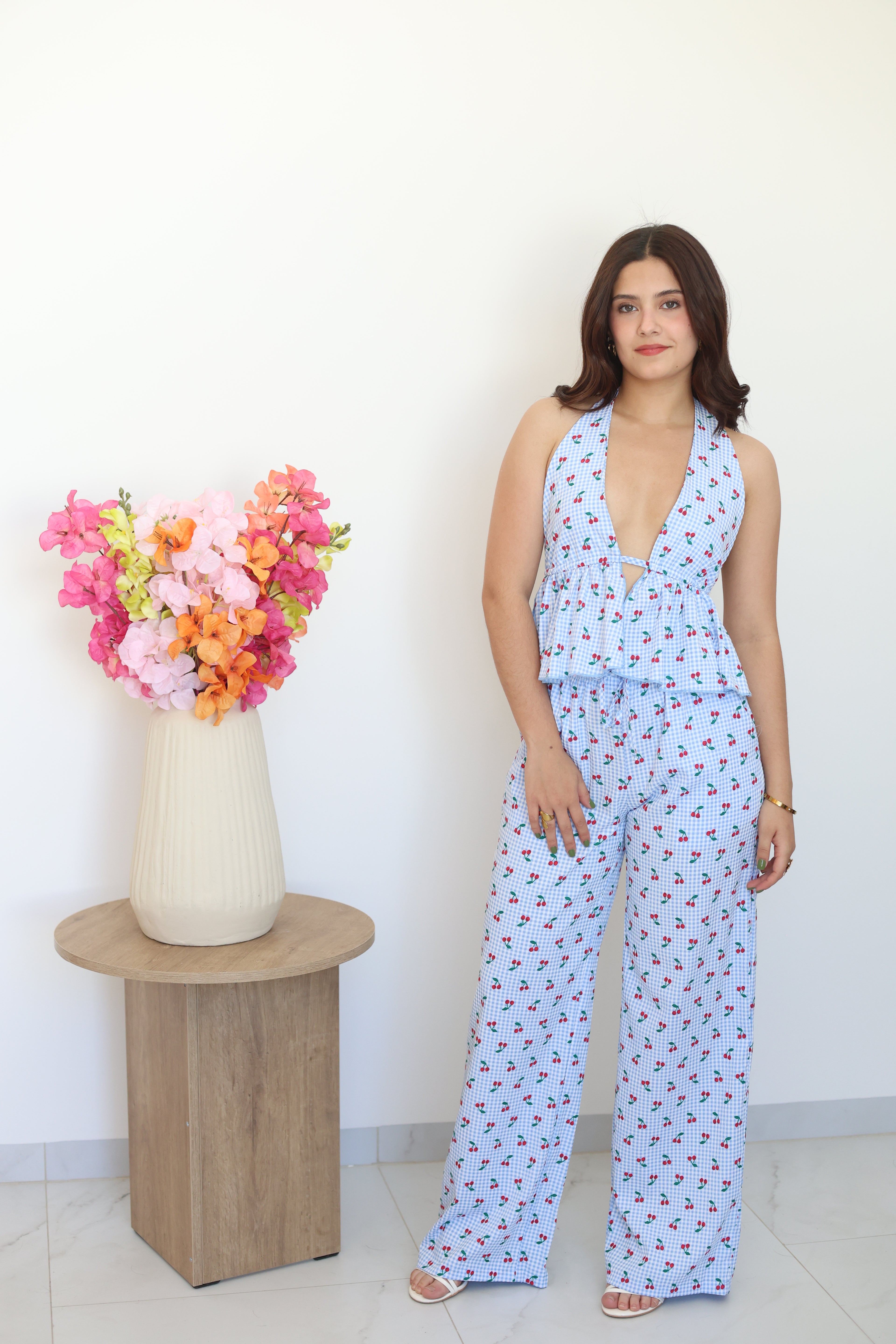 Conjunto 2pz cerezas