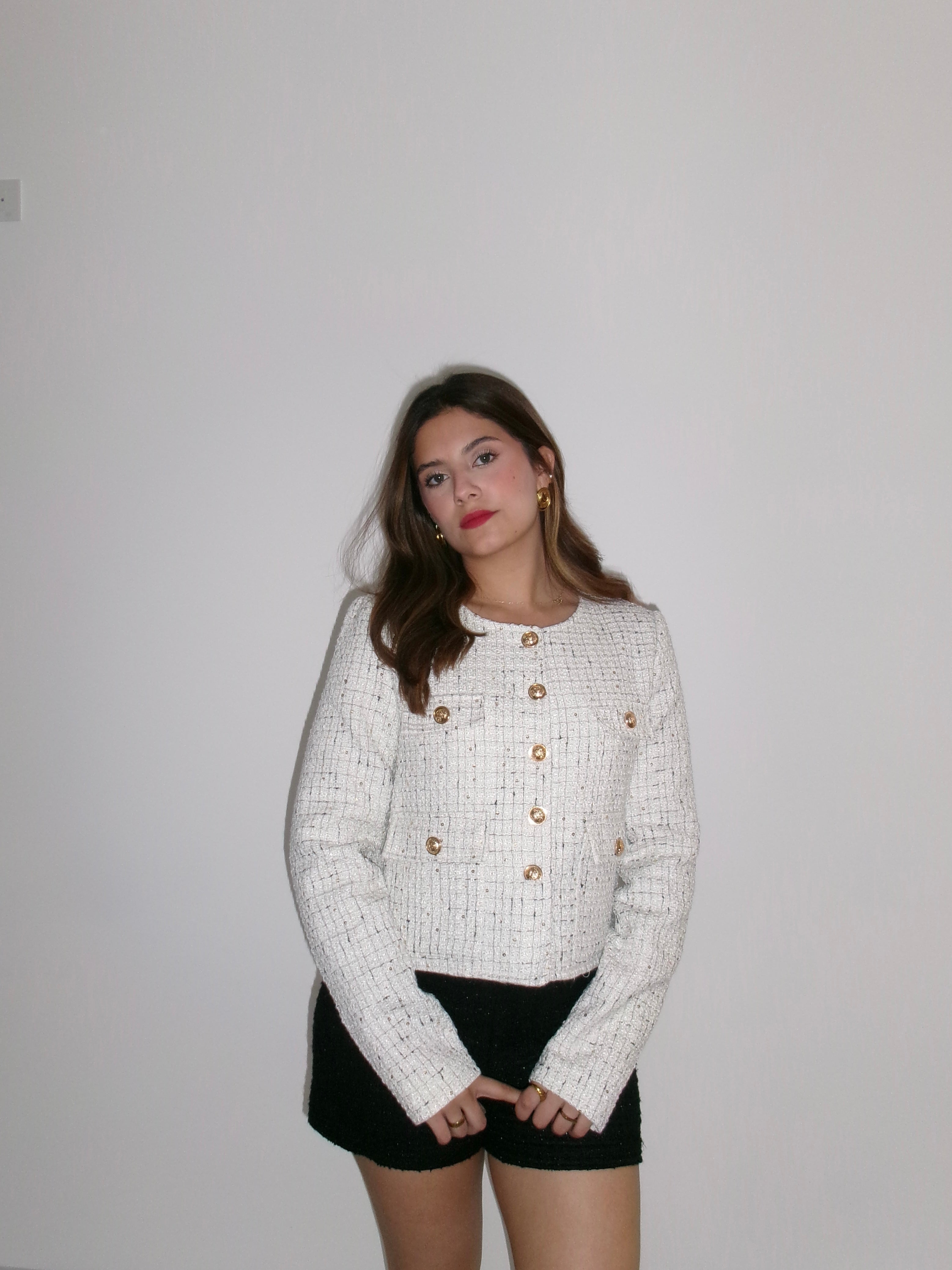 Abrigo de lentejuelas