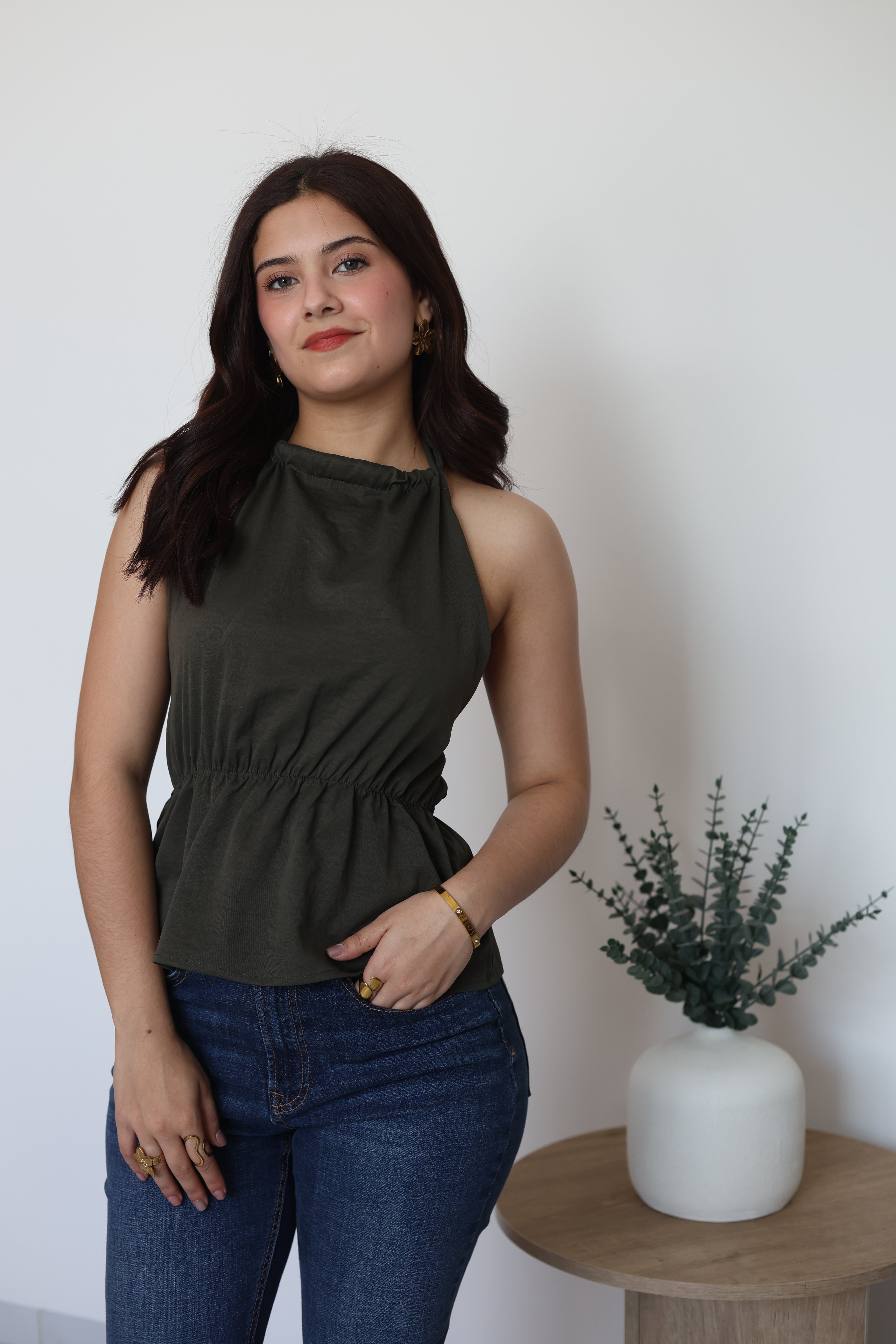 Blusa halter