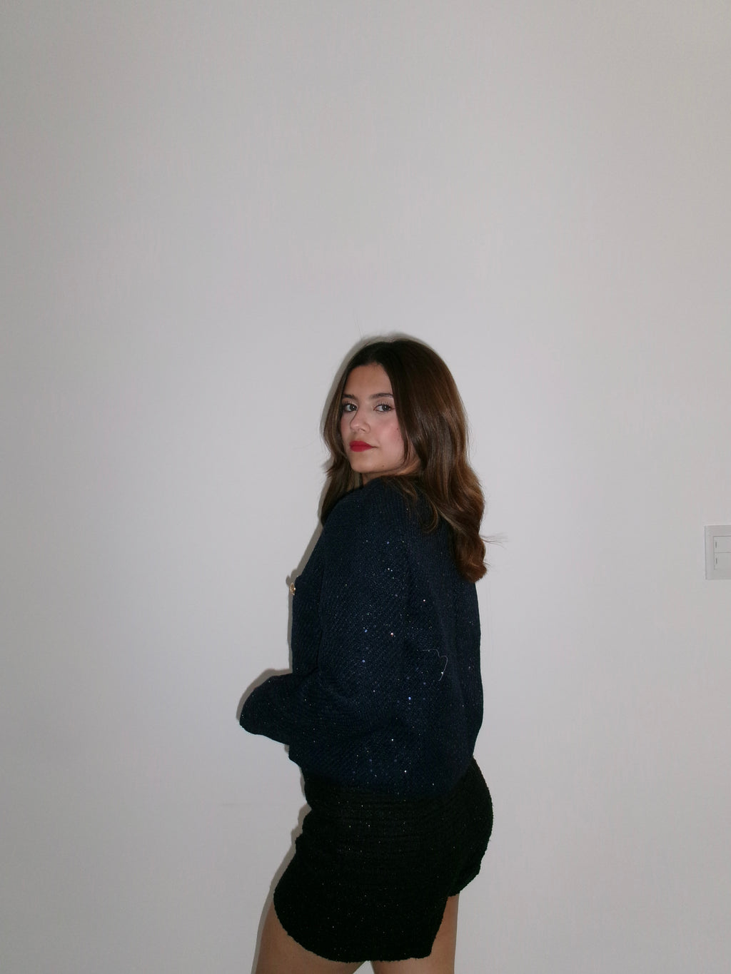 Abrigo de lentejuelas