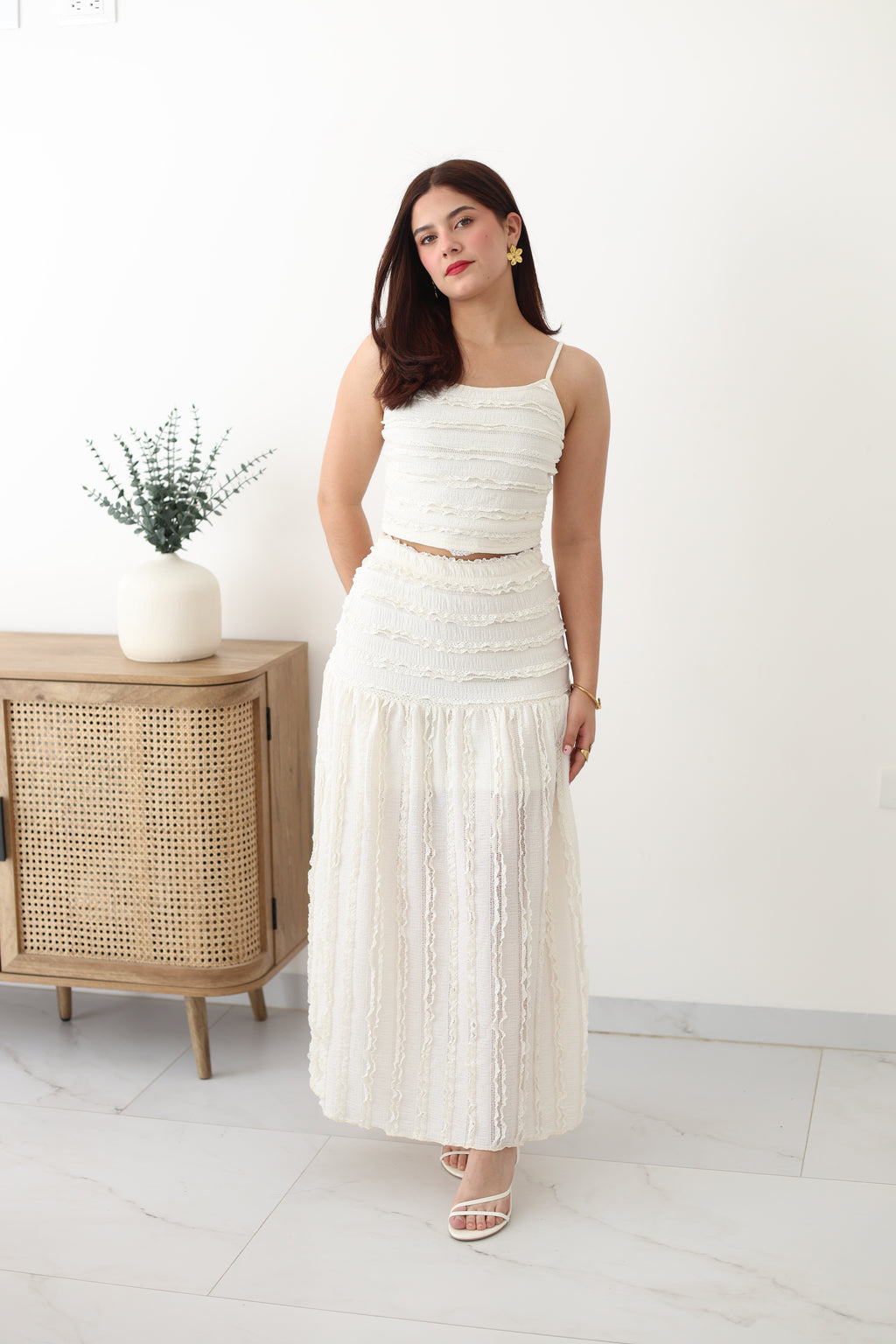 Conjunto 2pz beige