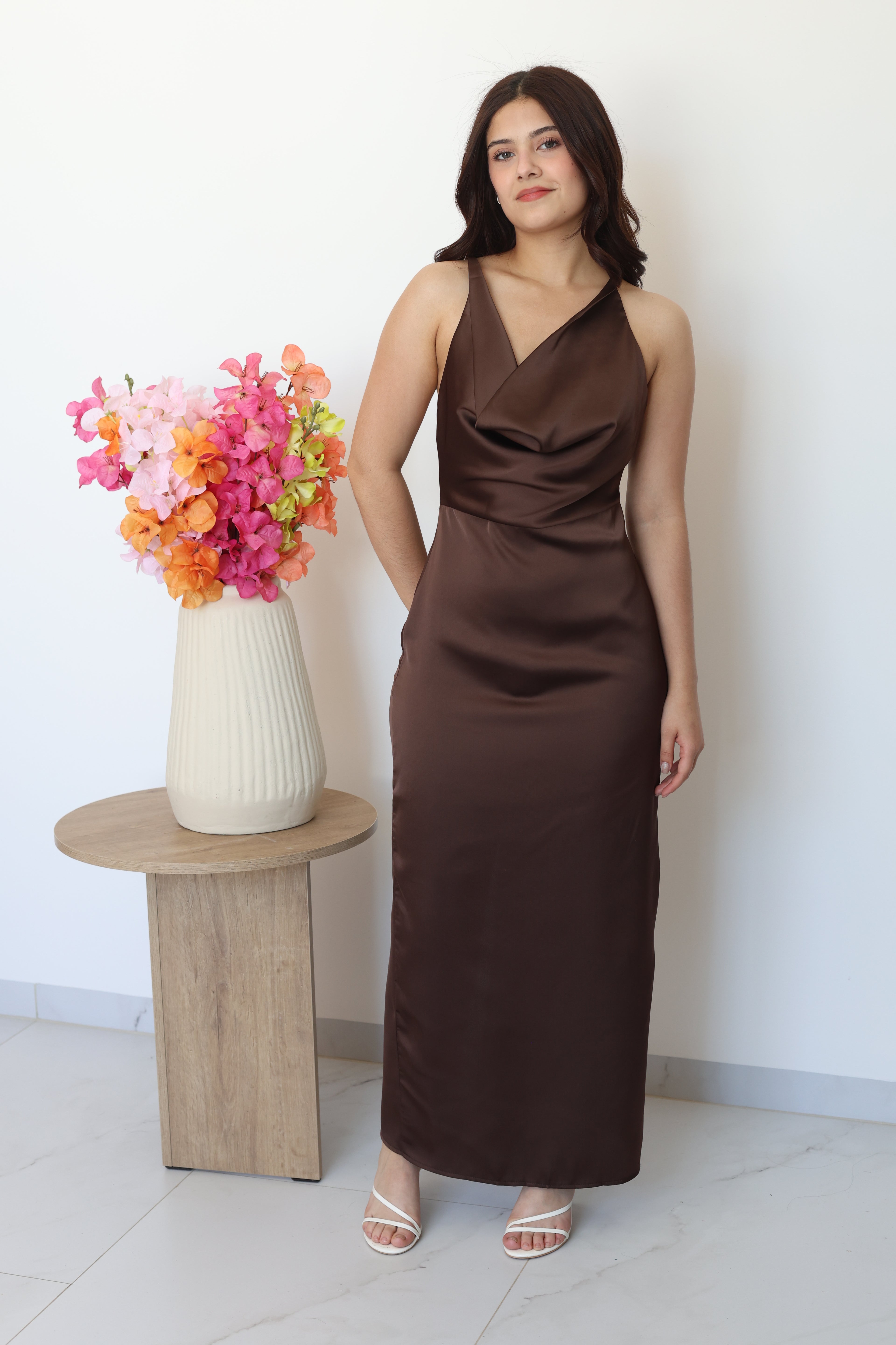 Vestido satin