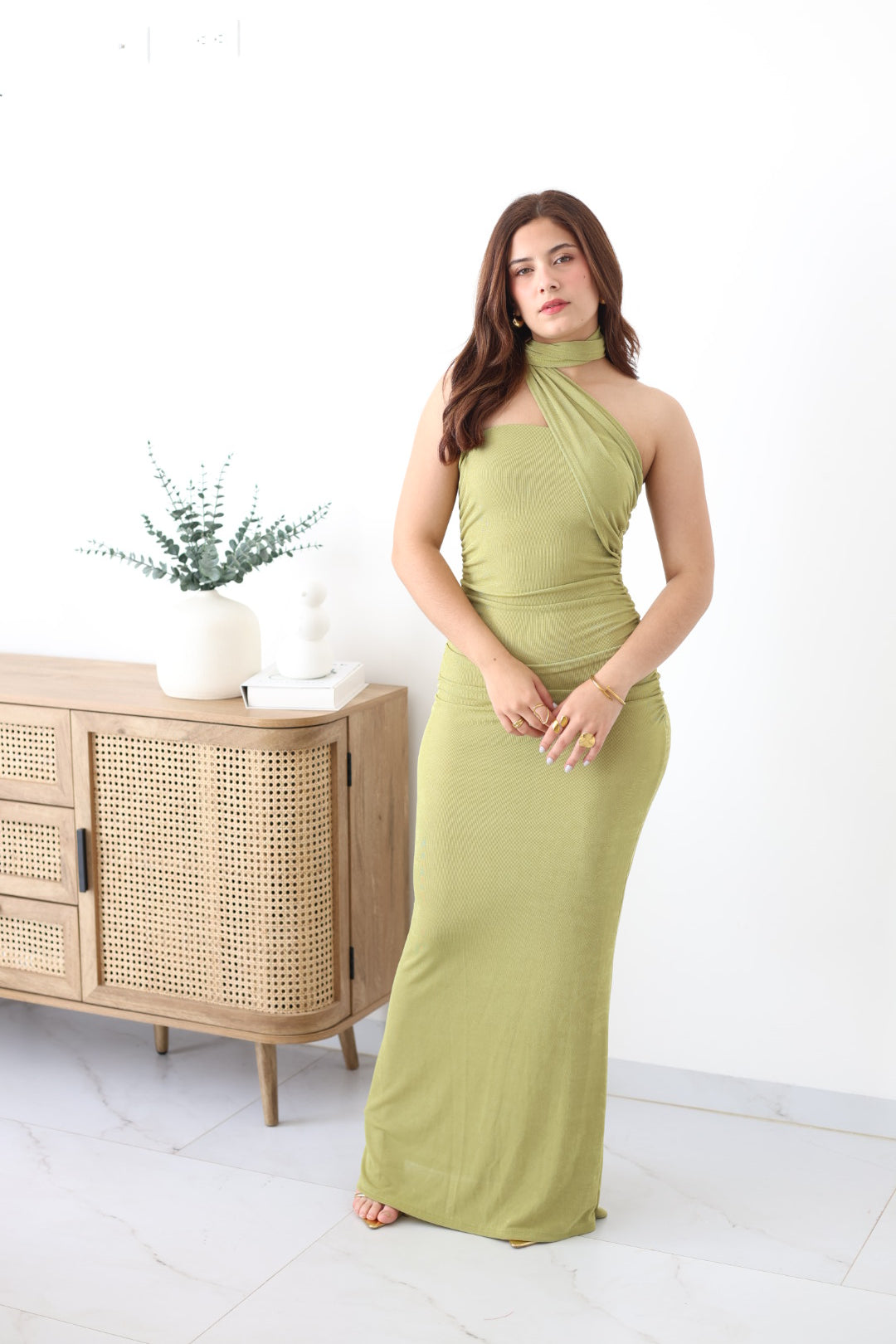 Vestido corbatín colores