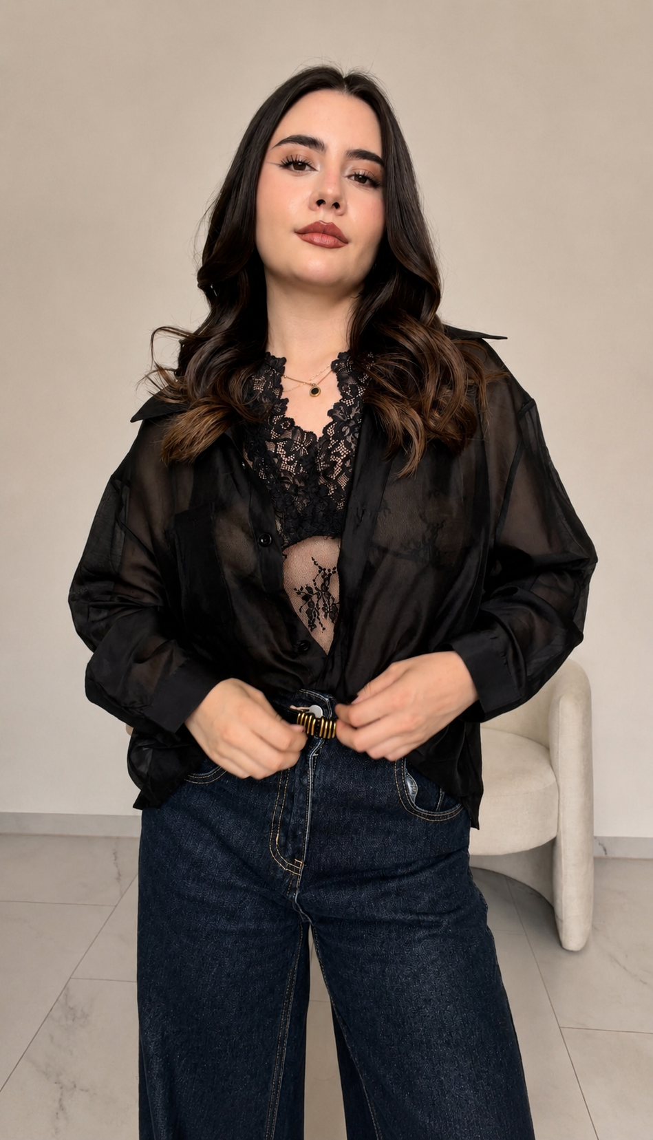 Camisa con bralett