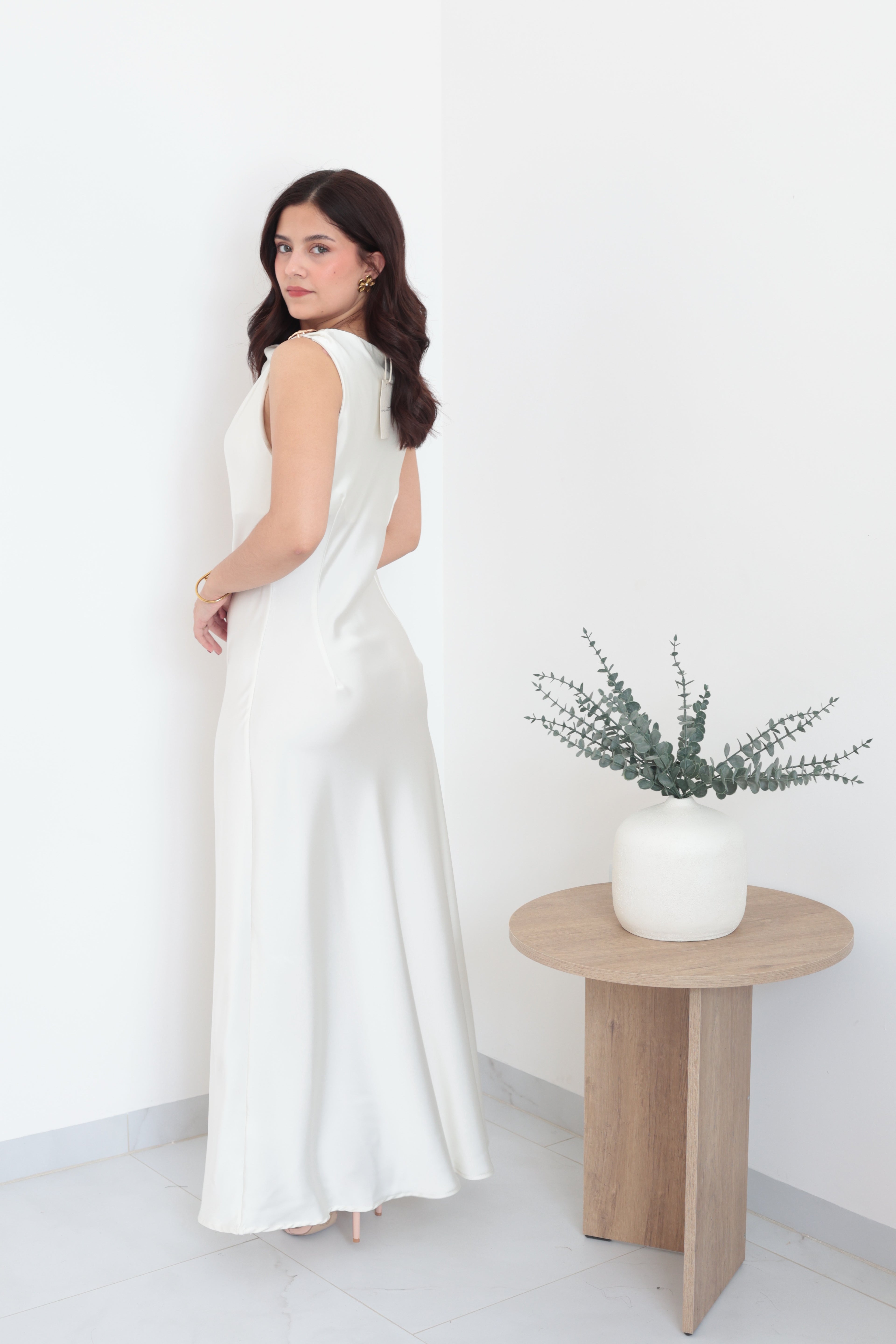 Vestido satín 🤍