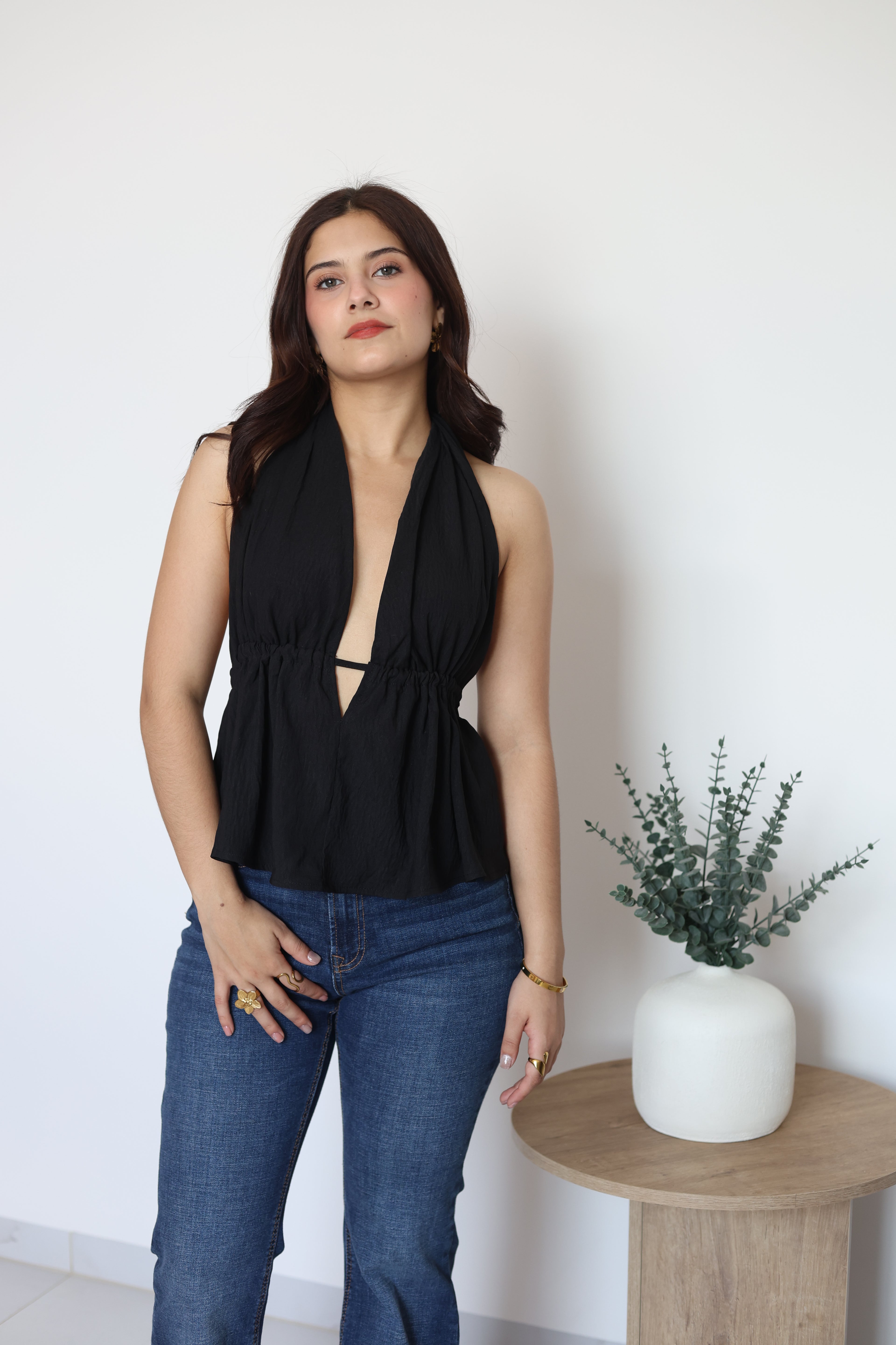 Blusa halter