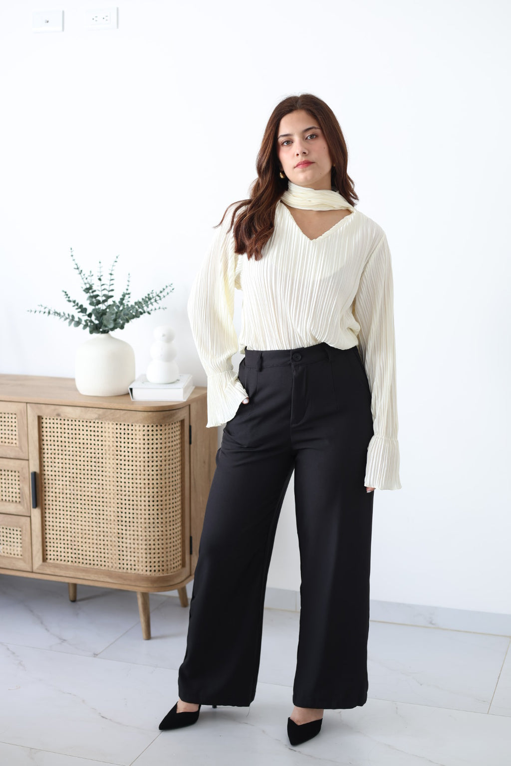 Blusa corbatín