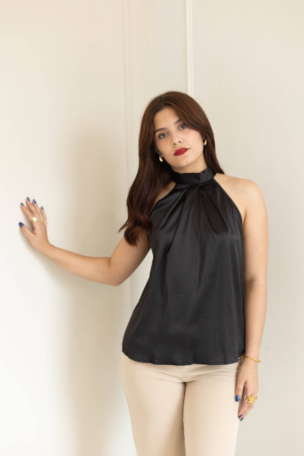 Blusa satín