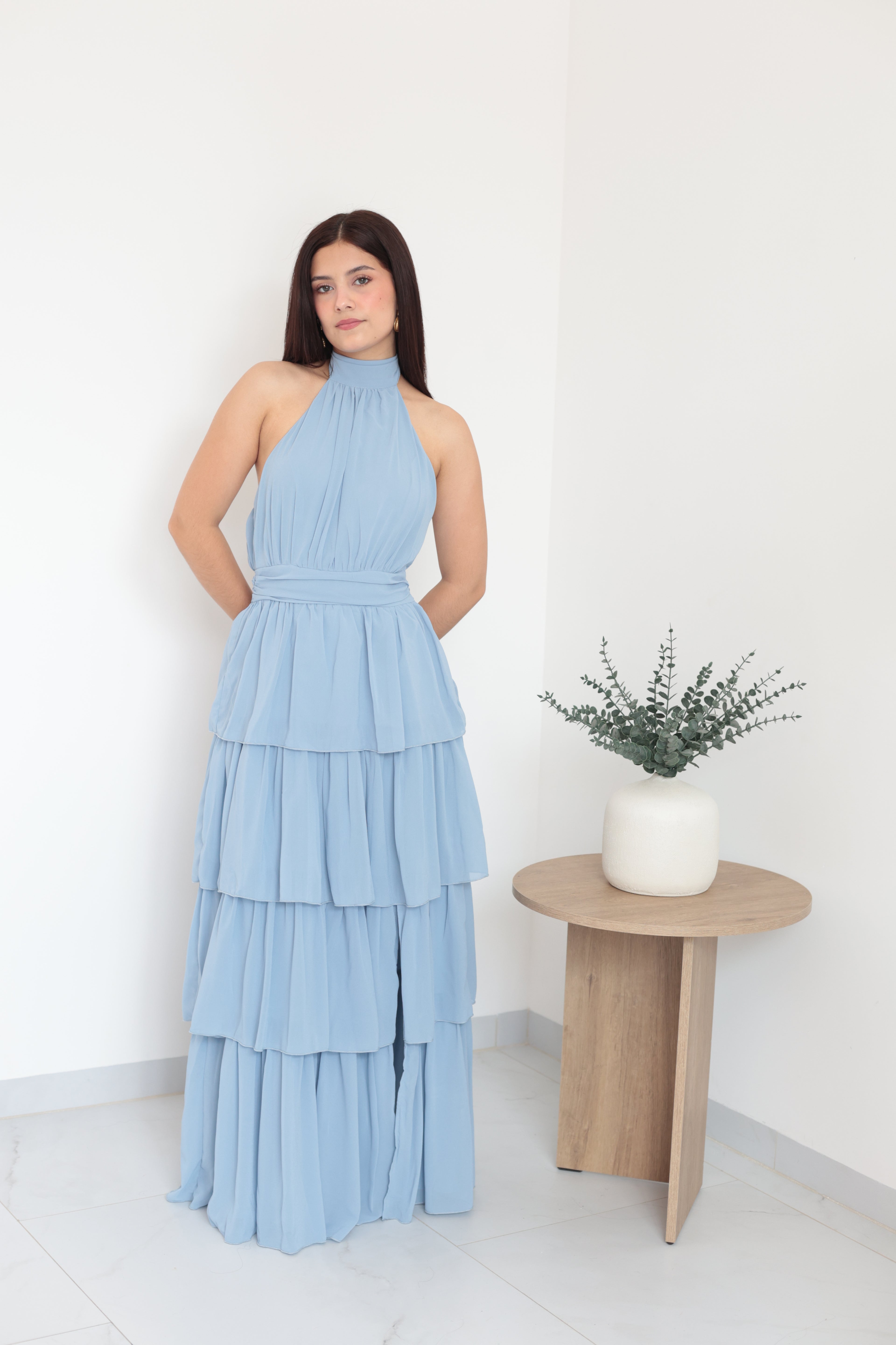 Vestido Celeste